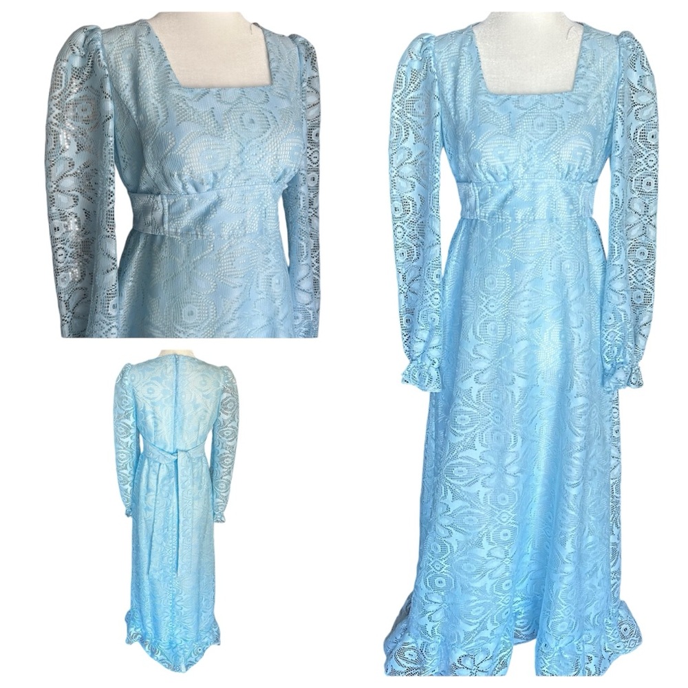 Vintage 70’s Roberta Maxi Lace Dress